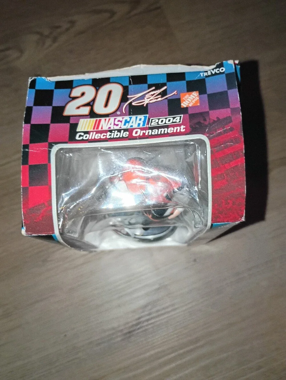 Nascar Tony Stewart #20 Black Orange White Collectible Ornament